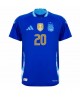 Günstige Argentinien Alexis Mac Allister #20 Auswärtstrikot Copa America 2024 Kurzarm